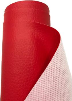 Leder Kunstleder Sofa Sessel Lenkrad Leder (METERWARE) - (Rot)